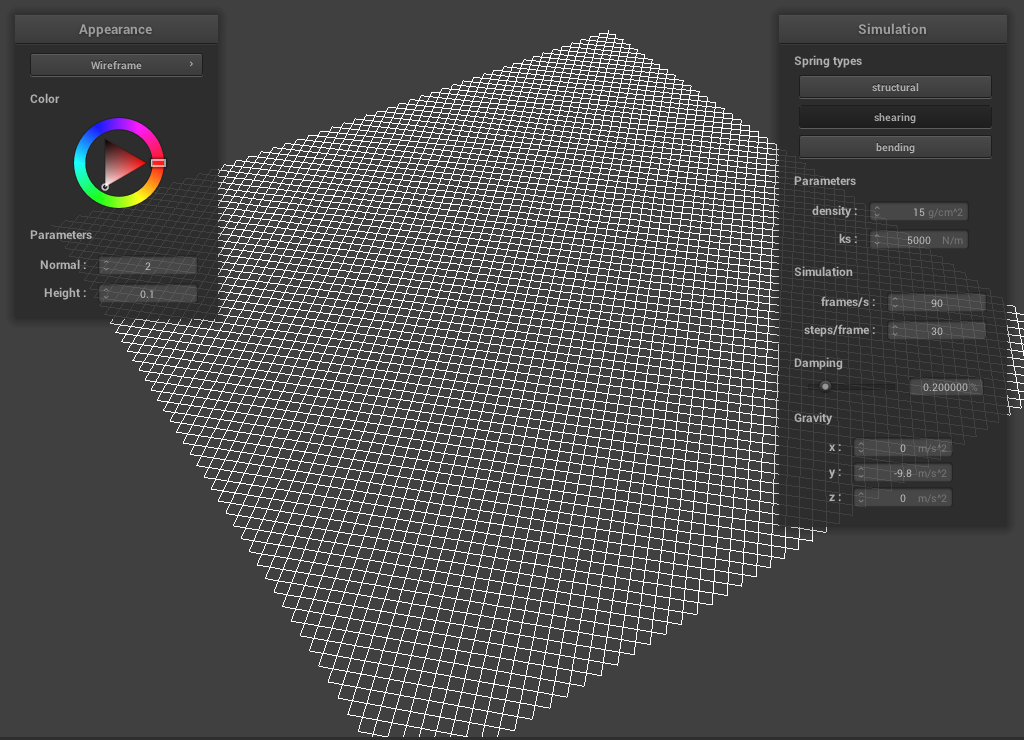 Various constraints — With only shearing constraints