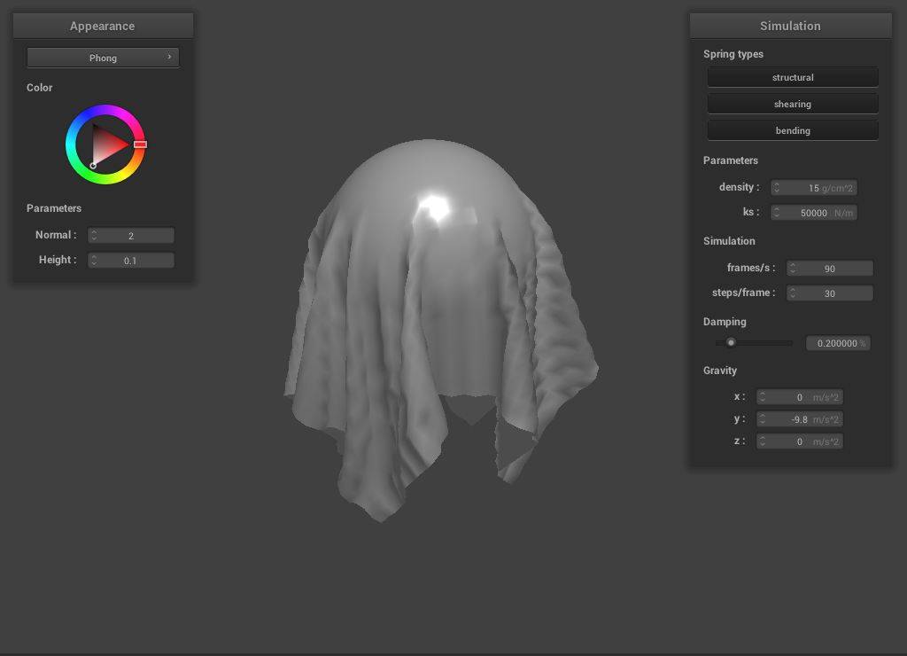 Blinn-Phong shading parts — All Together