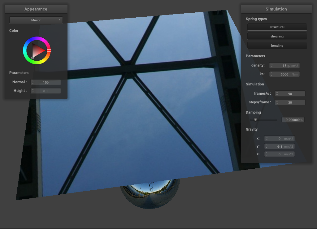 Mirror Shading — Cloth