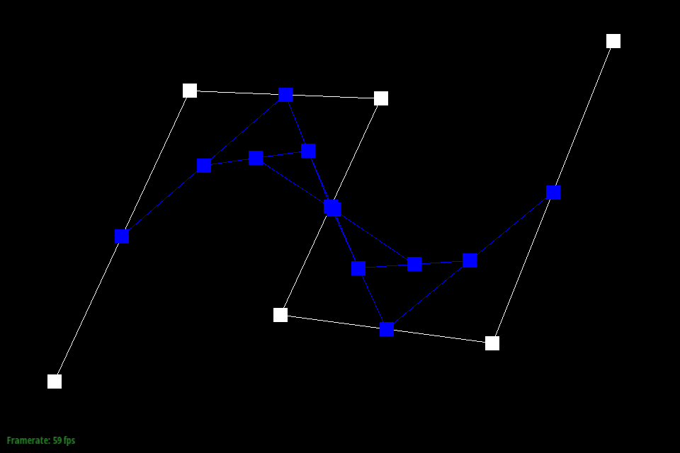 Part 1: Bezier curves with 1D de Casteljau subdivision — 3 control points