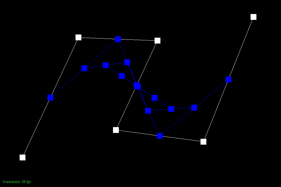 Part 1: Bezier curves with 1D de Casteljau subdivision — 2 control points