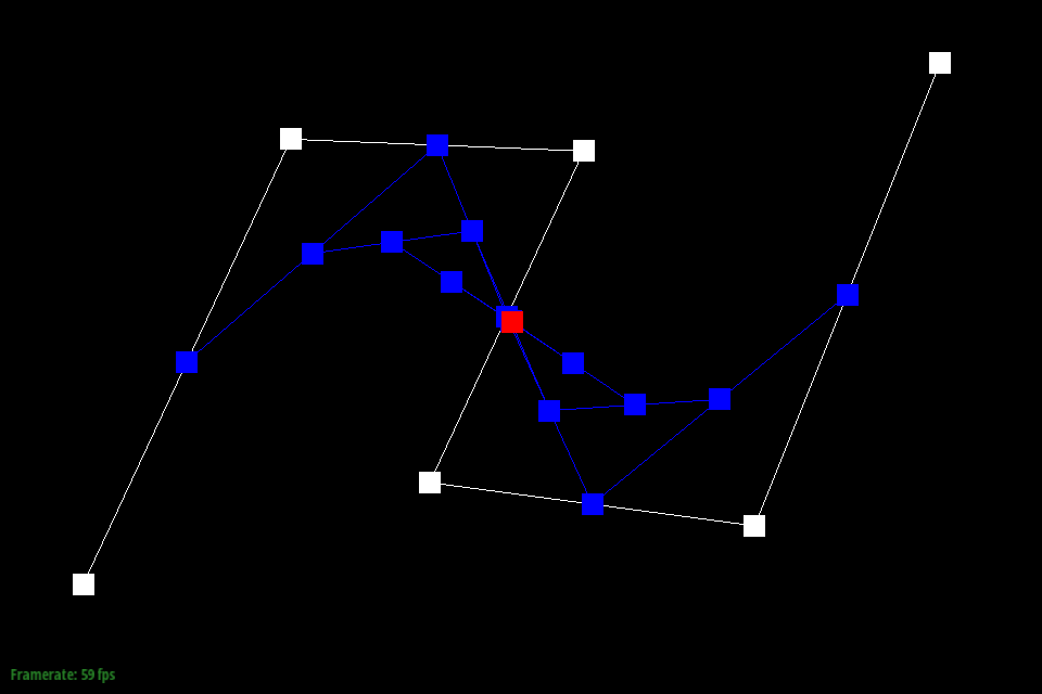 Part 1: Bezier curves with 1D de Casteljau subdivision — 1 control point